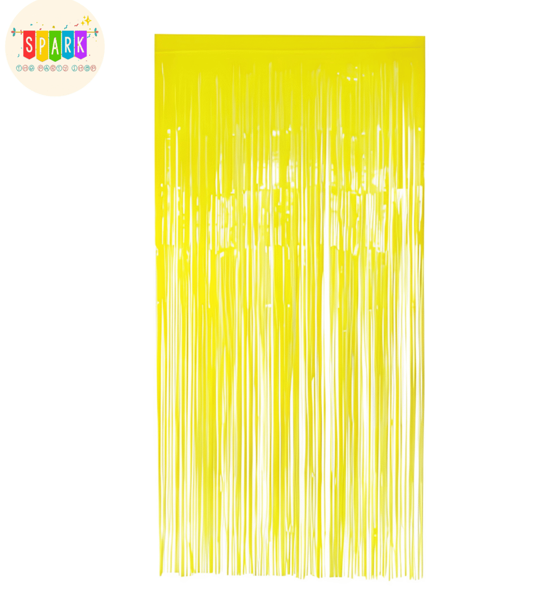 Pastel Fringe Curtain Yellow