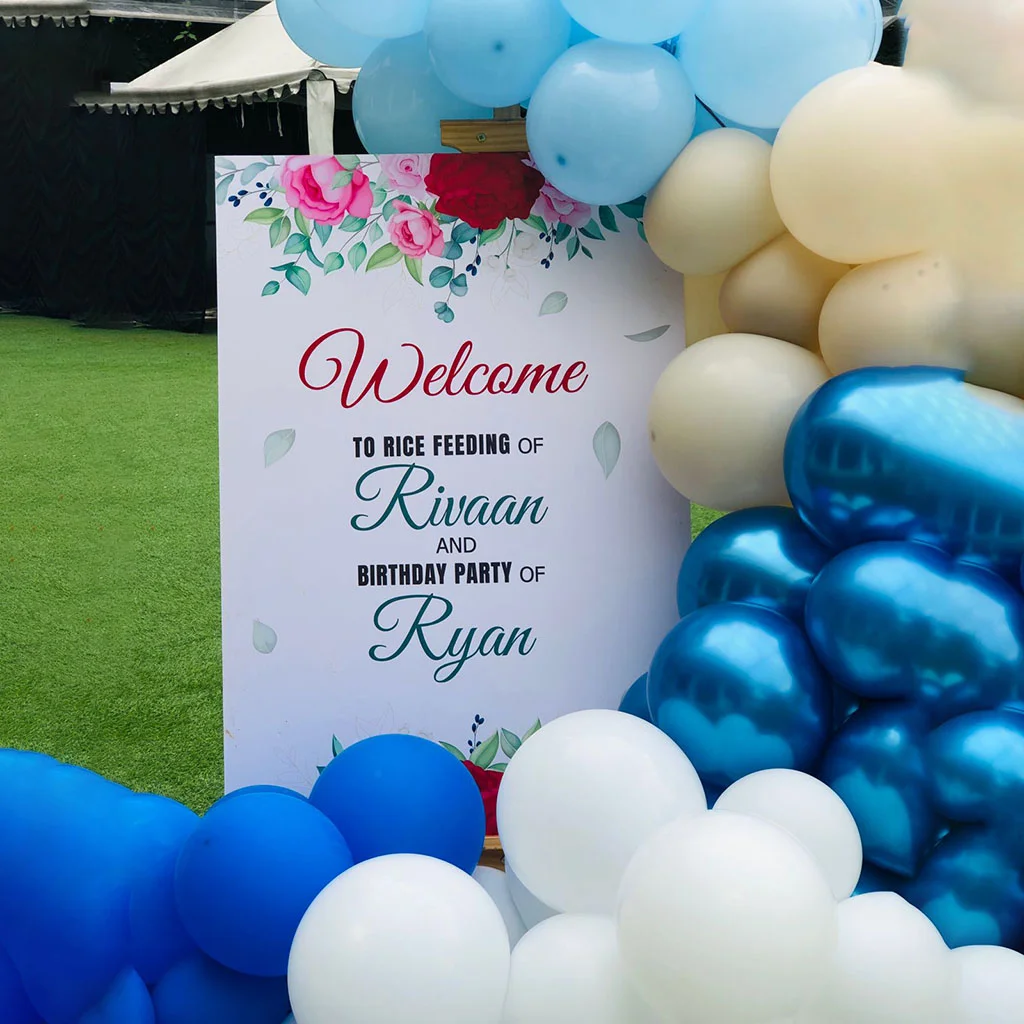 Birthday party Birthday Party Welcome Board