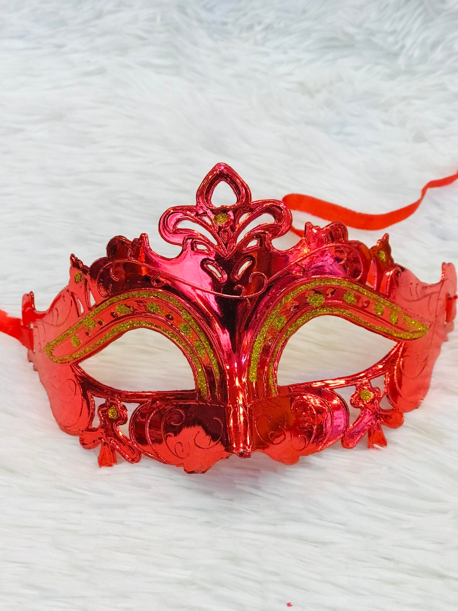 Masquerade Mask In Red