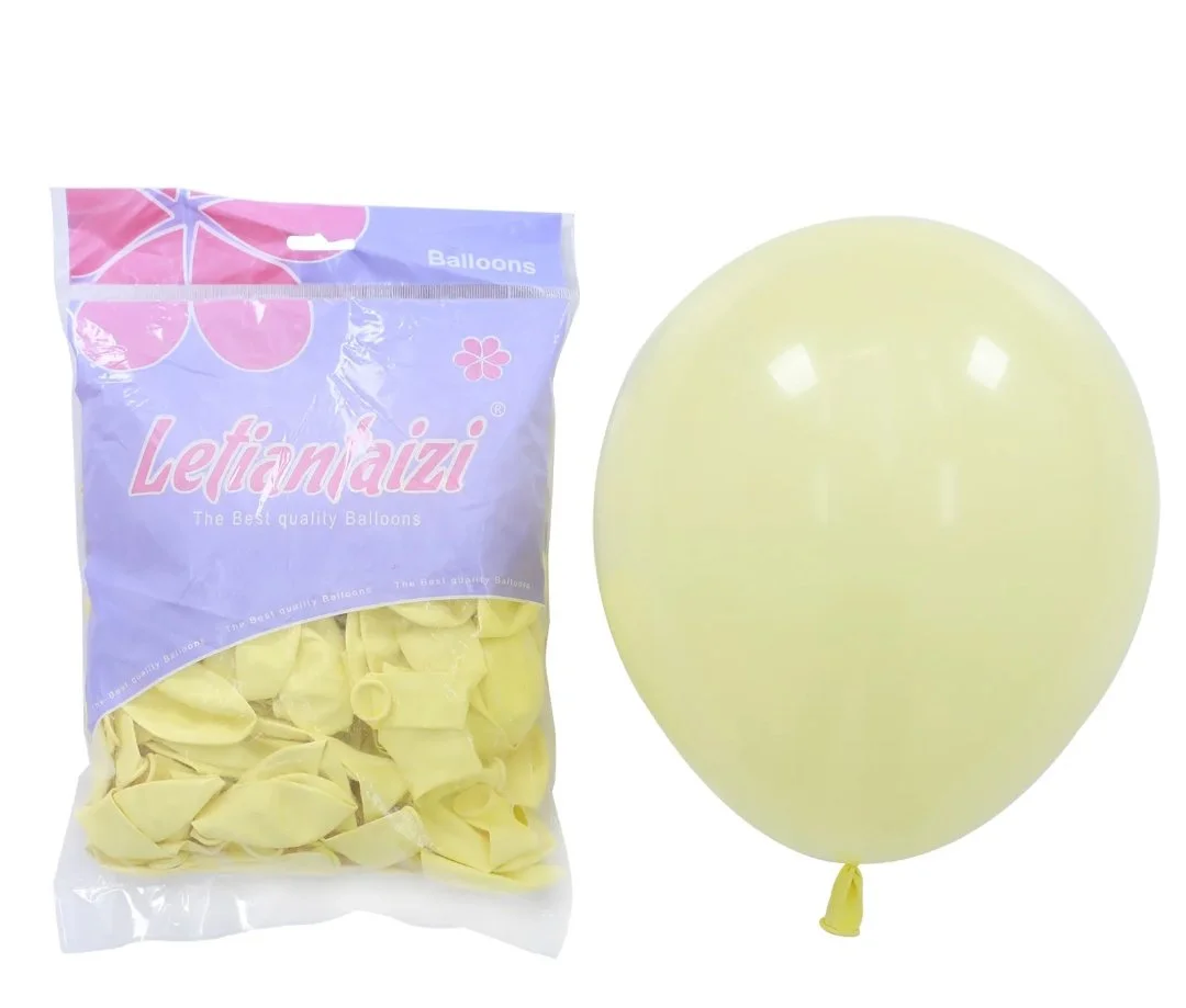 1000003118.jpg Pastel / Macron Yellow Balloons