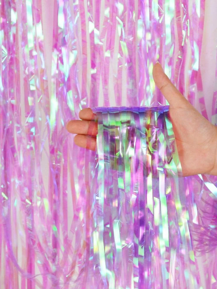 1000004837.jpg Purple Holographic Foil Fringe Curtains