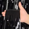 1000004856.jpg Pastel Black Foil Fringe Curtains