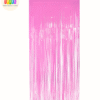 1050 (32) Pastel Pink Foil Fringe Curtain