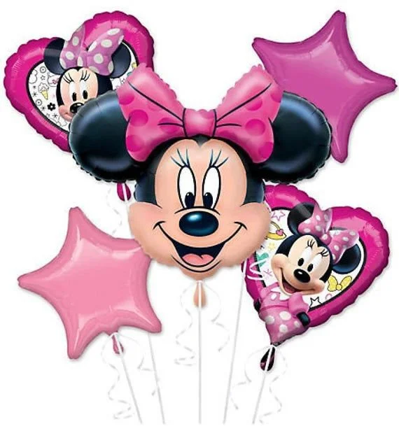 Minnie mouse 5 piece set balloons