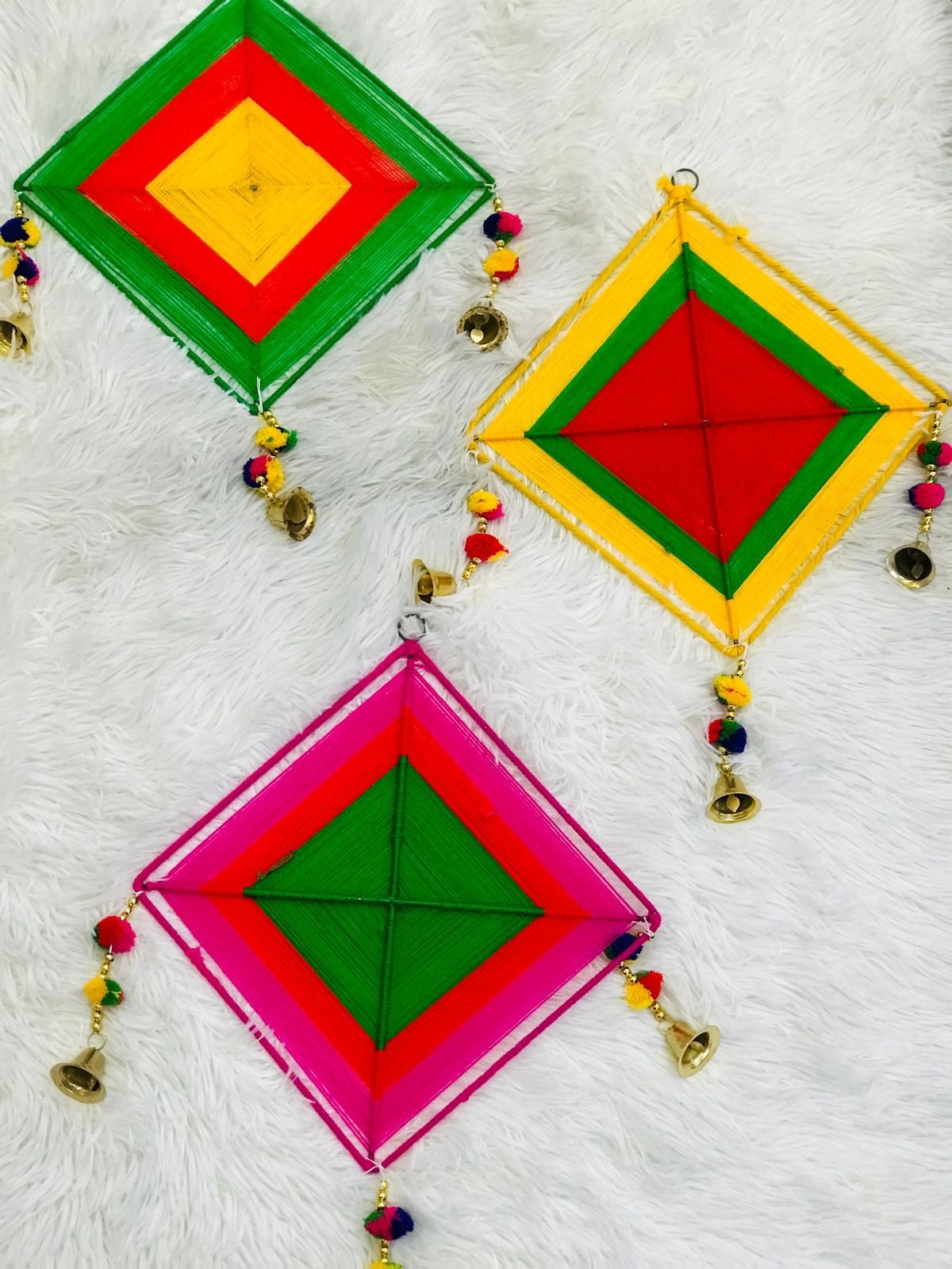 Small Kite Hangings for Mehendi Decoration