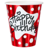 10 PC's Red Paper Cups