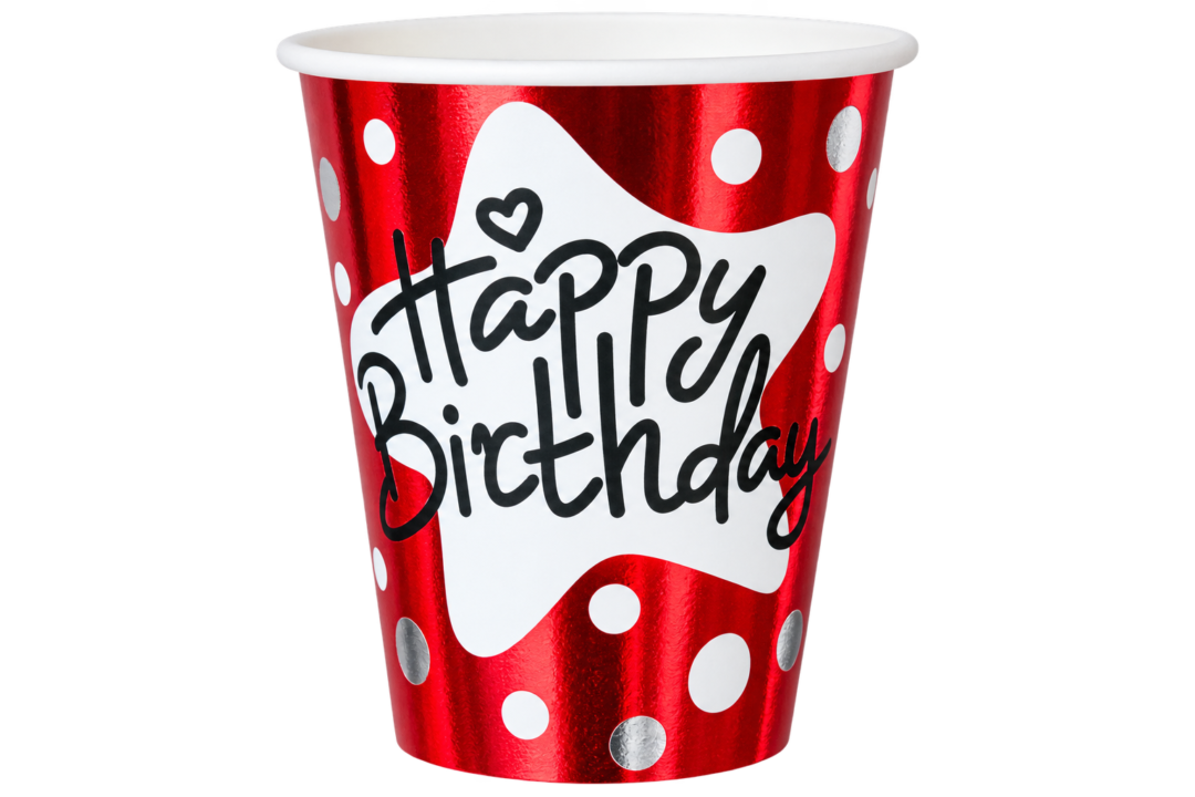 10 PC's Red Paper Cups