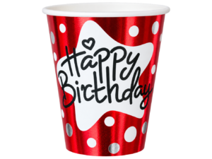 10 PC's Red Paper Cups