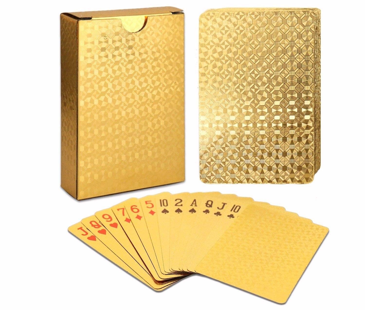 Luxurious Golden Play Cards