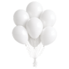 10-Inch White Balloons 100pcs