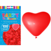 12-Inch Heart-Shaped Balloons (100 pcs)