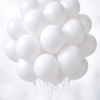 10-Inch White Balloons 100pcs