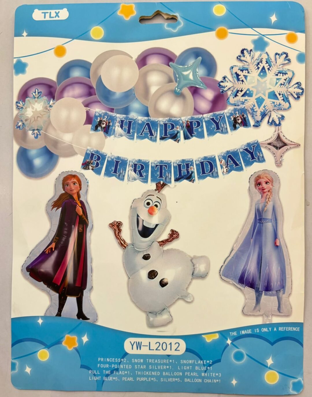 Frozen balloons set