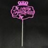 Cake topper for girls