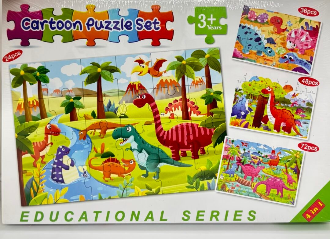 Cartoon Puzzles Set
