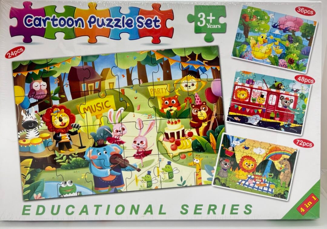 Cartoon Puzzles Set