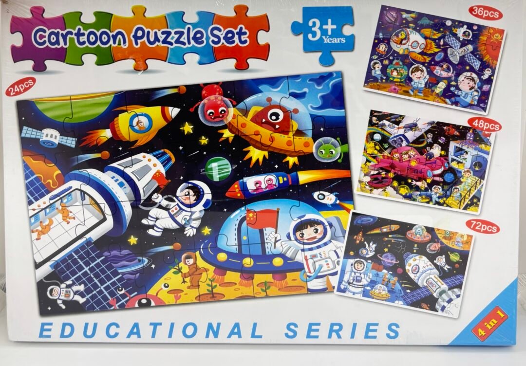 Cartoon Puzzles Set