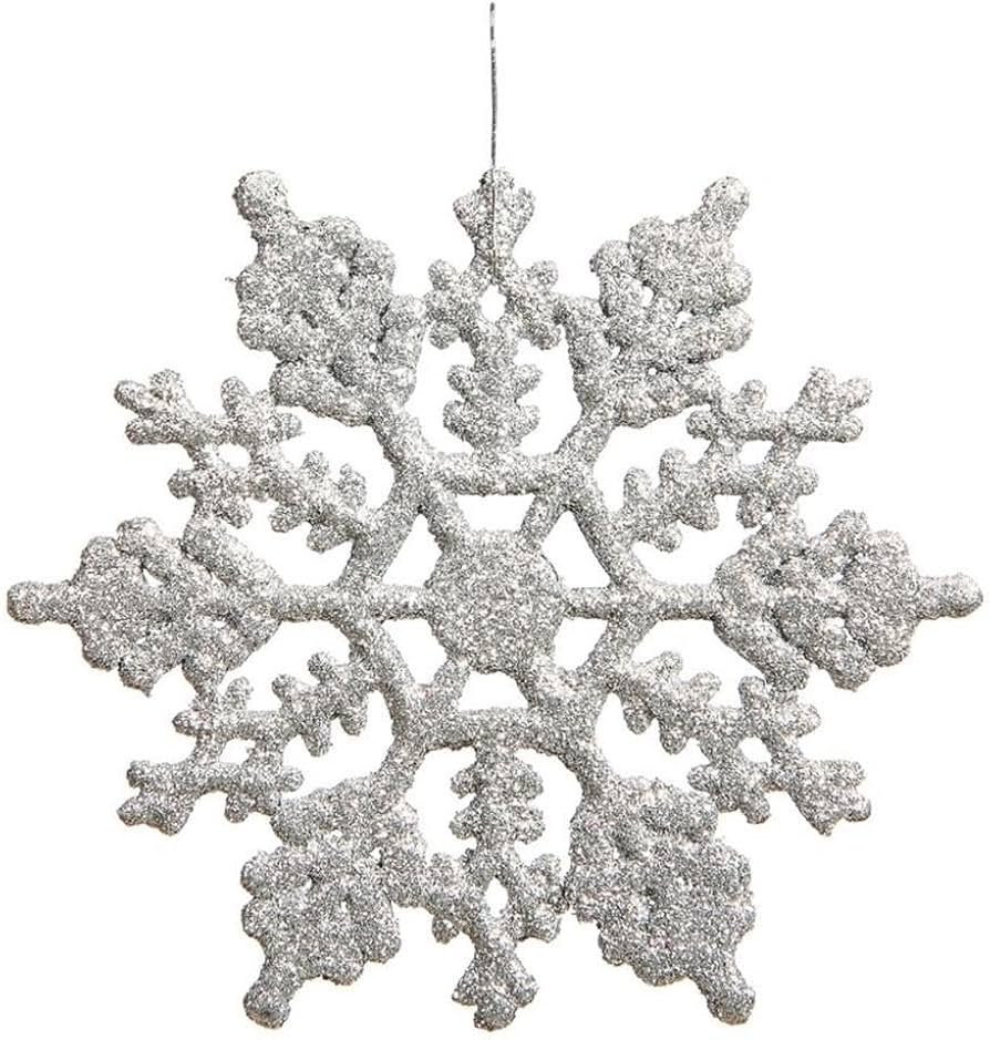 Christmas gliter snow flakes