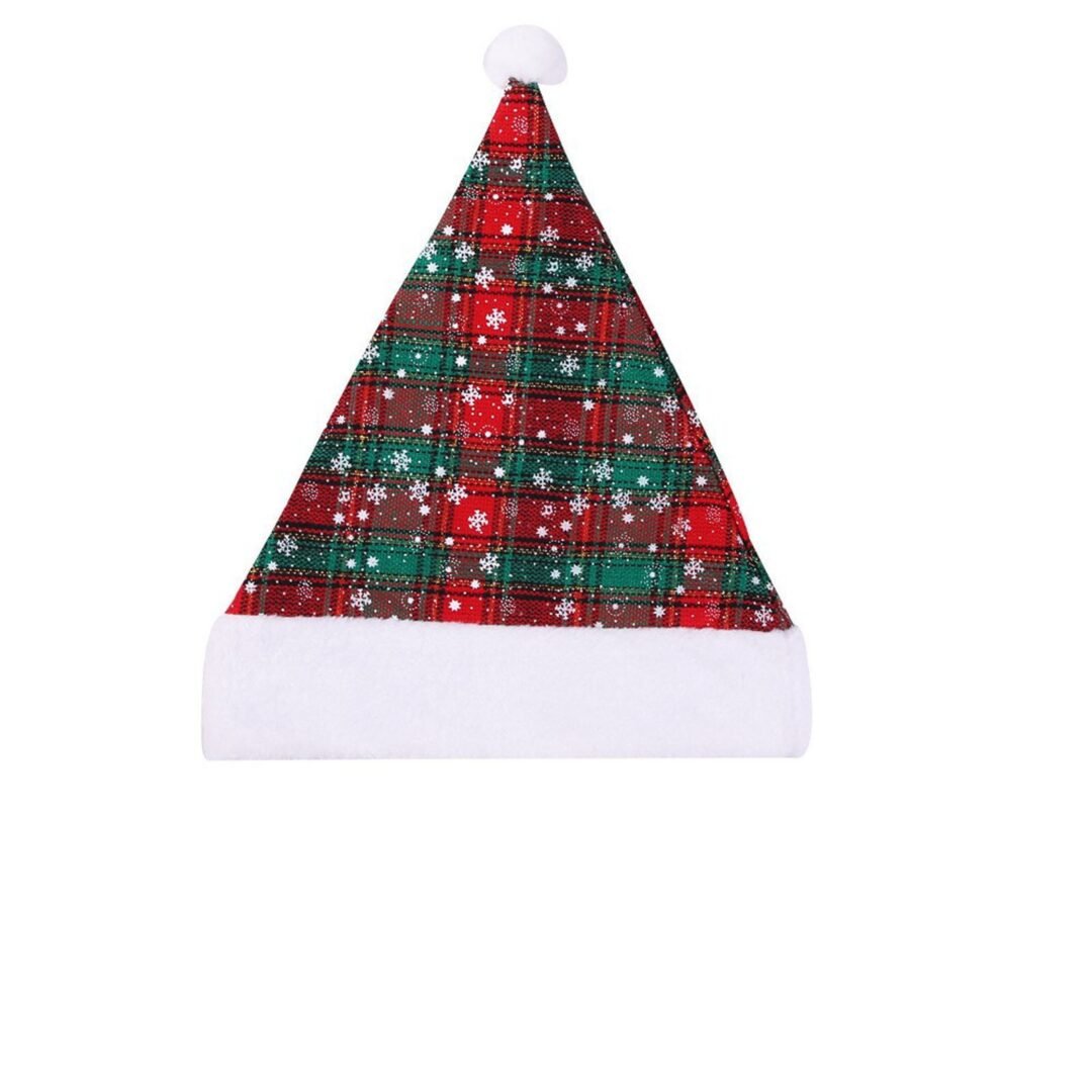 Mixed Coloured Snowflake Printed Christmas Hat