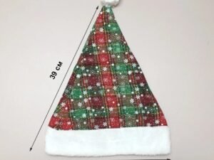 img_1316 Mixed Coloured Snowflake Printed Christmas Hat