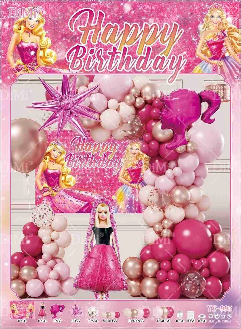 Barbie Birthday Set