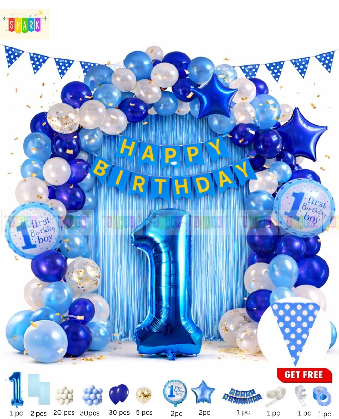 First Birthday Theme Set