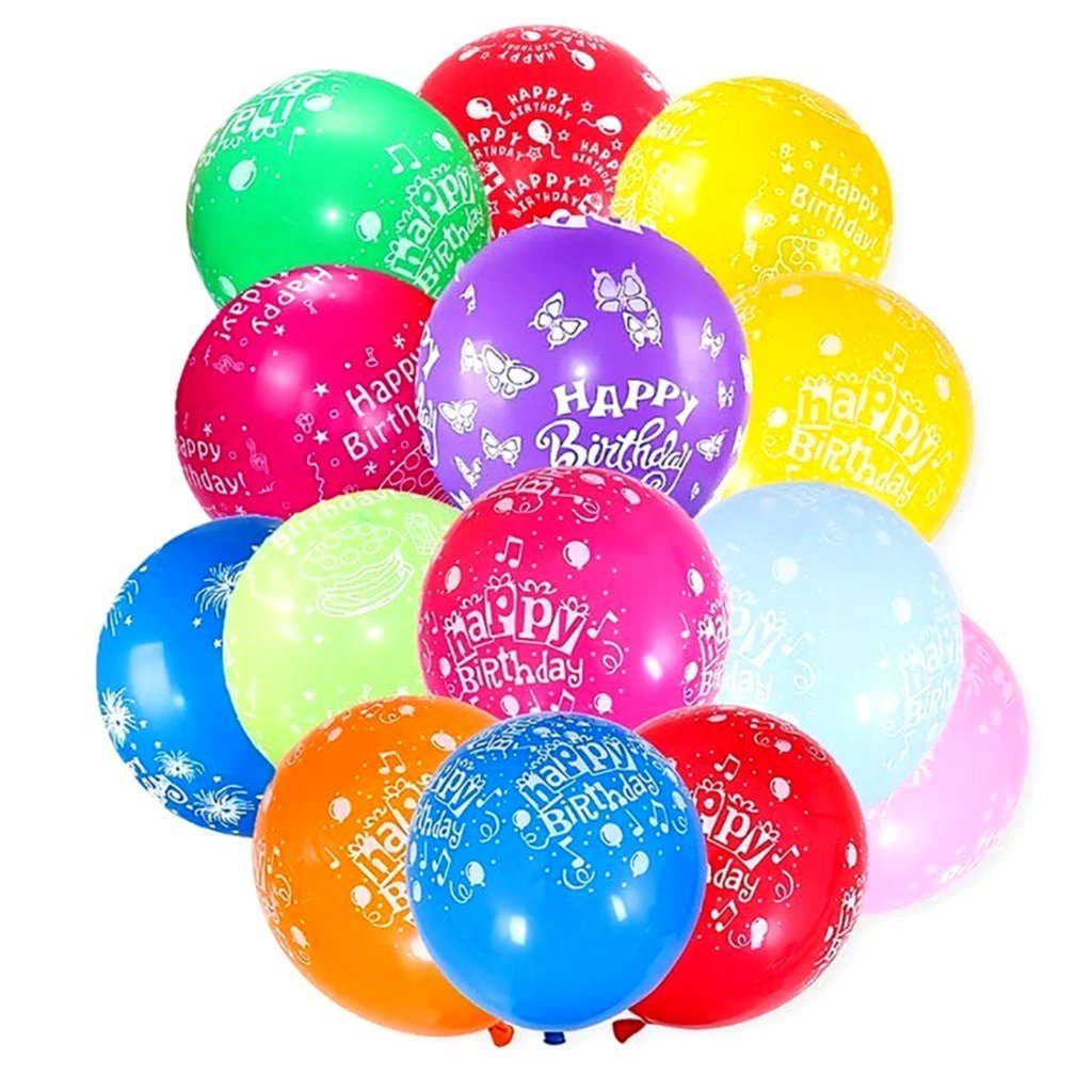 Happy Birthday Printed Balloons