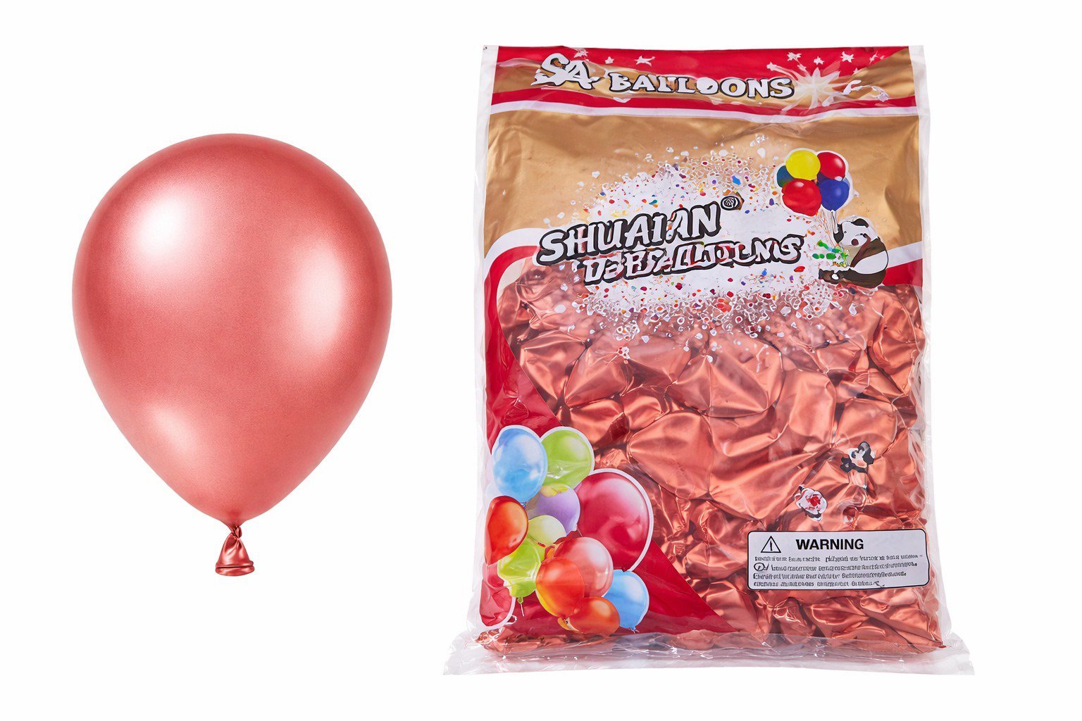 Rose gold Metallic Balloons