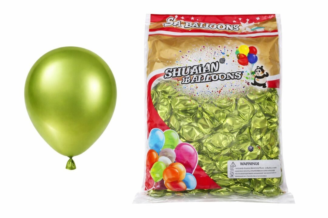 Green Metallic Balloons