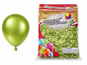 Green Metallic Balloons