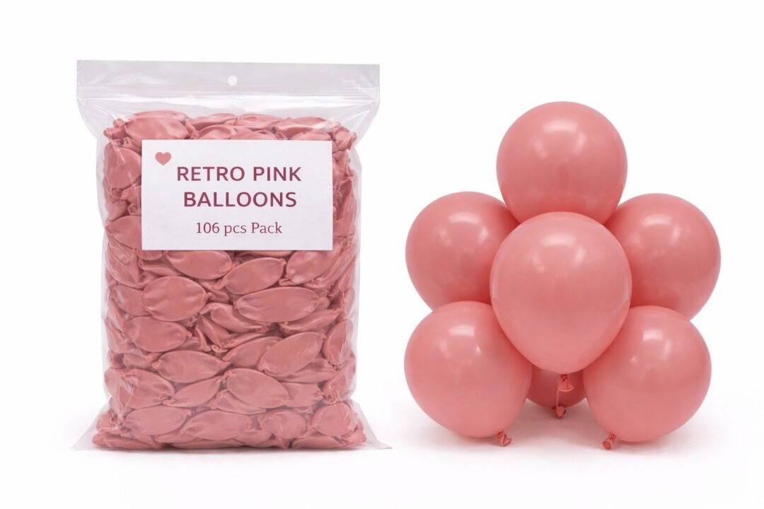 Retro Pink Balloons
