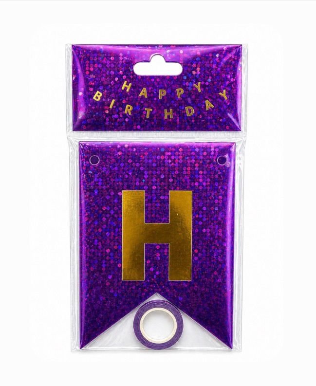Birthday Flag Banner