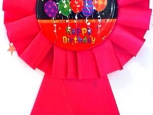 Red Birthday Badge