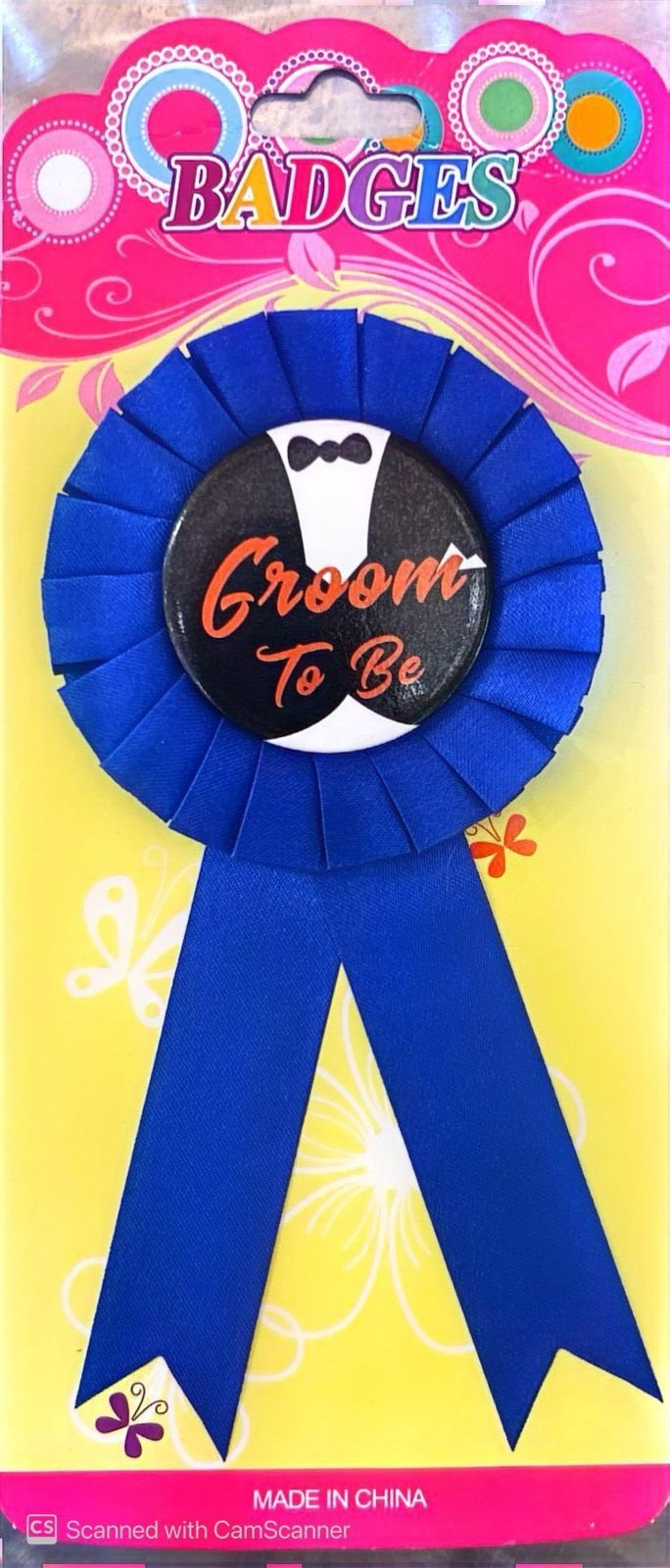 Groom to be Badge