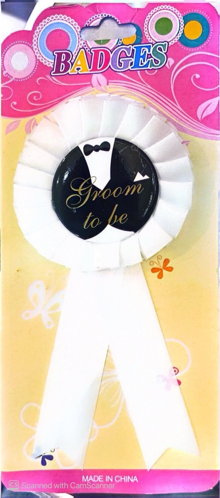 Groom to be Badge