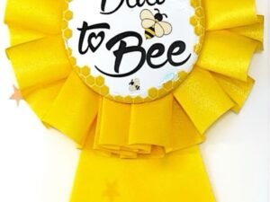 Yellow Dad to be Badge