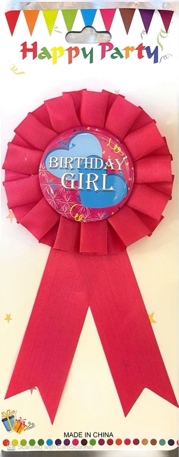 Birthday Girl Badge