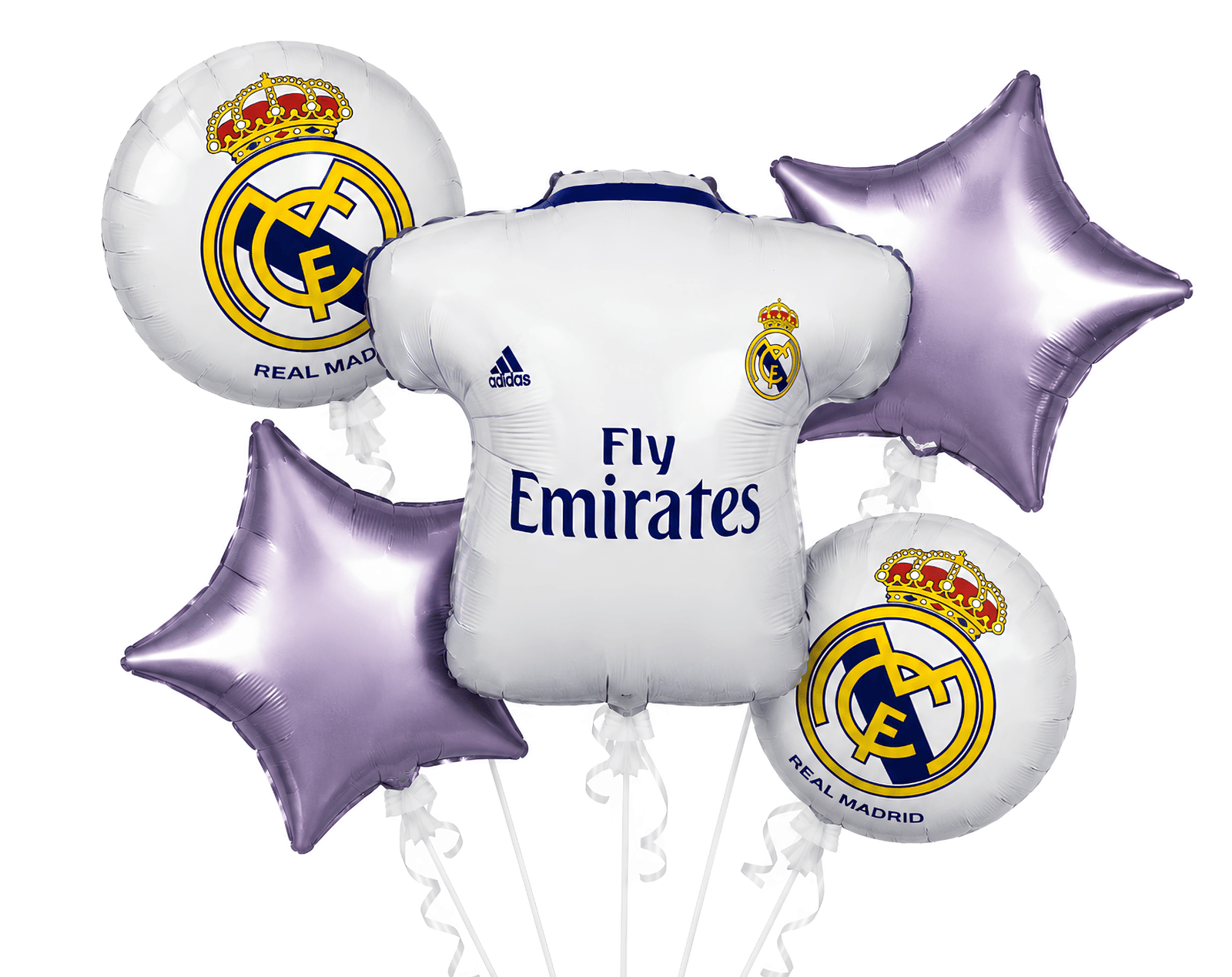 Real Madrid Foil Balloon Set (5 Pieces)