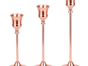 Metal Candle Stands (Rose gold)