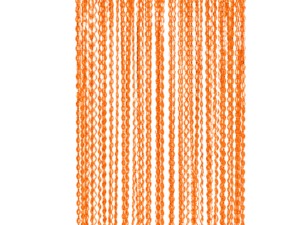 Curl Foil Curtain Orange