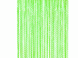 Curl Foil Curtains Green