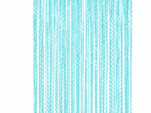Curl Foil Curtain Blue