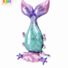 1050 (3) Giant Mermaid Tail Foil Balloon Stand