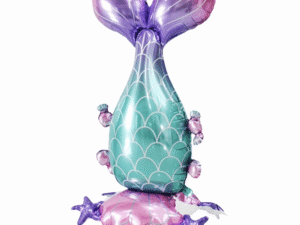 Giant Mermaid Tail Foil Balloon Stand