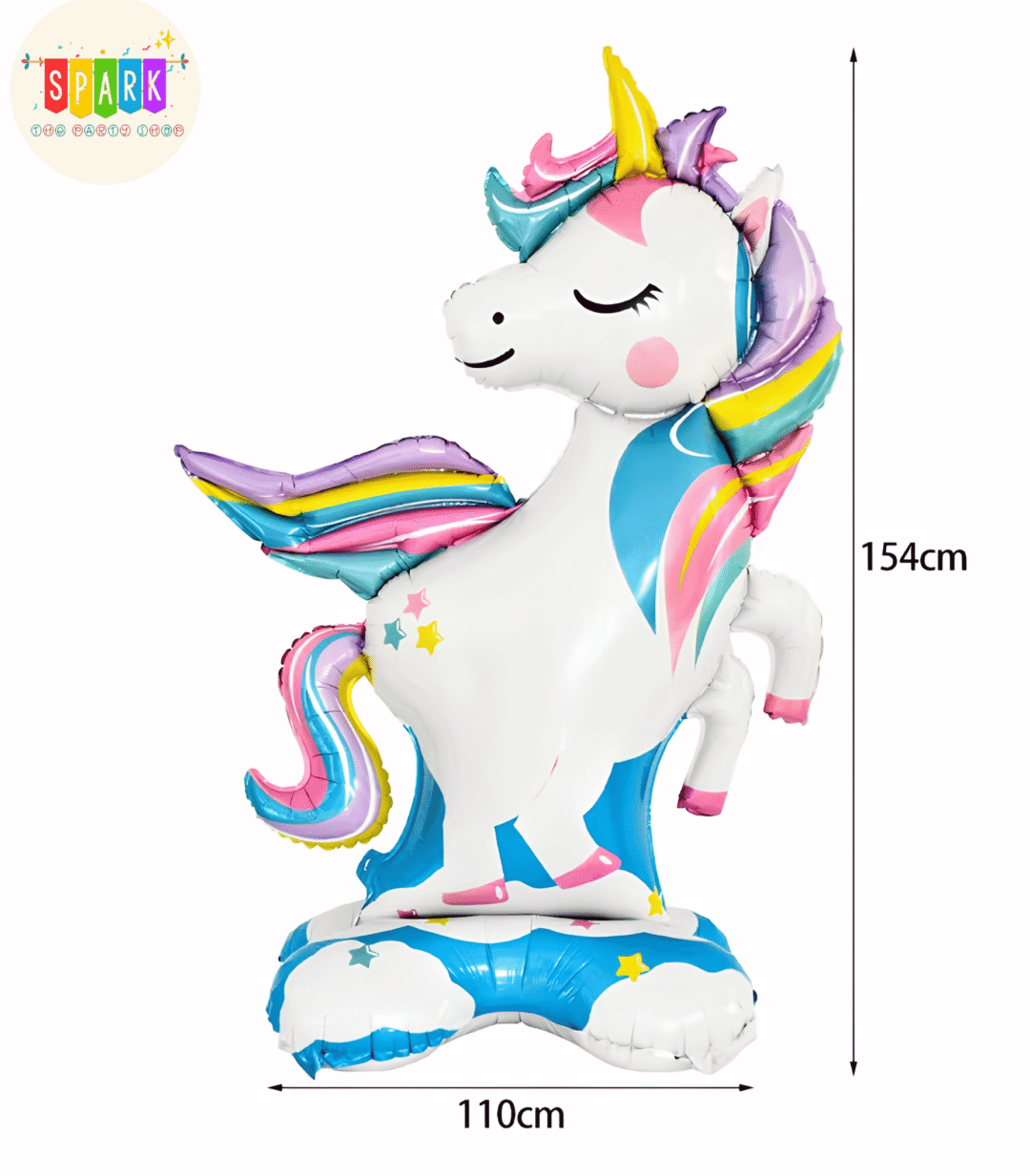 1050 (7) Giant Unicorn Foil Balloon Stand