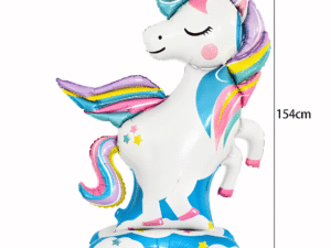 Giant Unicorn Foil Balloon Stand