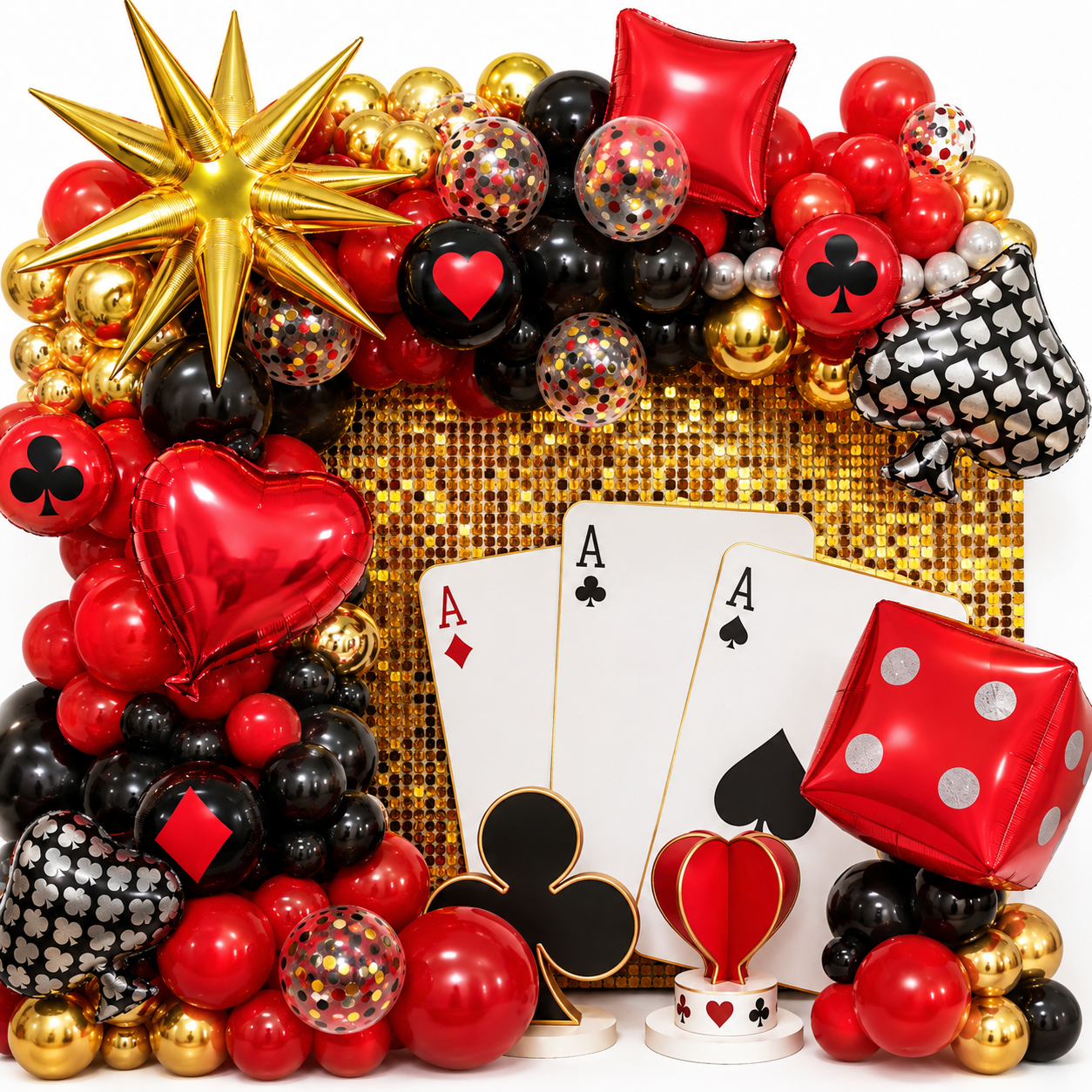 Casino Poker Theme Decoration Set