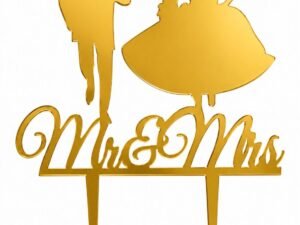 63f80336-6780-4f96-bfaf-4a778e31c021 Mr&Mrs Cake Topper