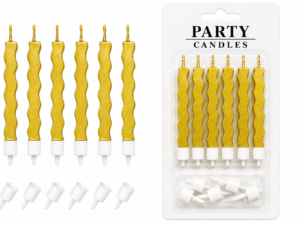 722bd4ad-6896-4699-a81d-6c59c63374f3 Wavy Party Candles – Gold (6 PCS)