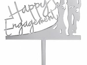 730bdc2b-776d-48a2-91f1-e5b1e55570c1 Engagement Cake Topper